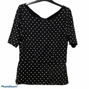 White House Black Market Polkadot Top